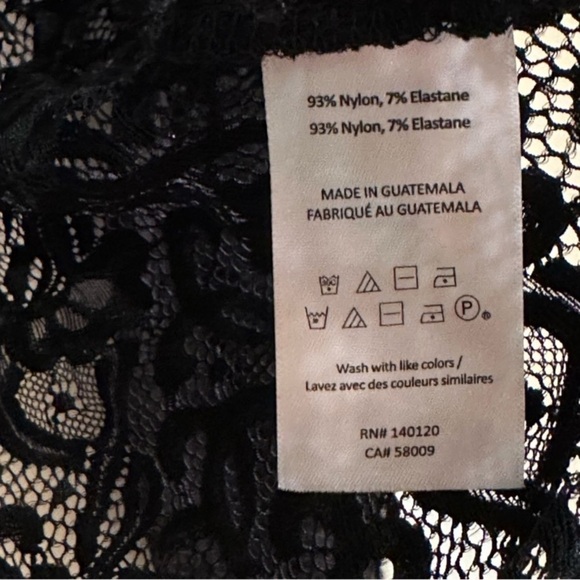 Stella & Dot Julianna black Lace Top Size L - Picture 8 of 8